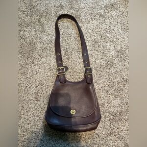 Vintage Coach Crescent Saddle Bag